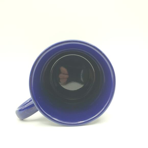 London Coffee Mug Sampson Souvenir British Ceramic Cup Blue Gold Vintage Enland - Picture 6 of 7